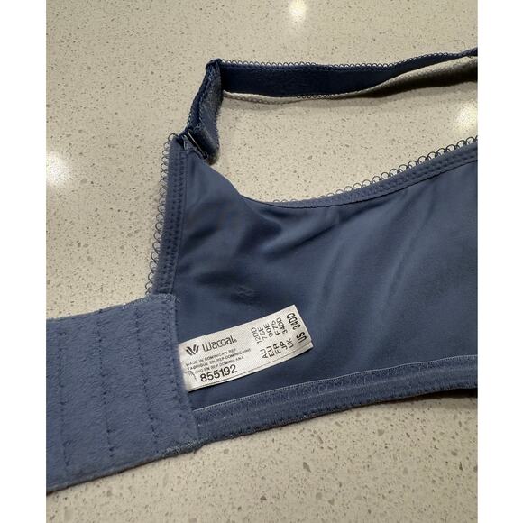 Wacoal Basic Beauty Full Figure Seamless Underwire Blue 34DD - Picture 3 of 3